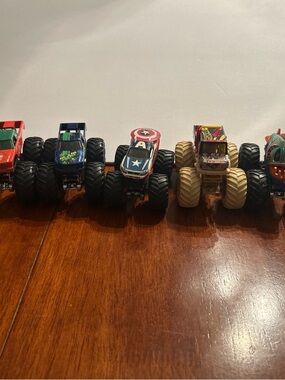 Captain America Blue Monster Truck Toy - Kids Toys